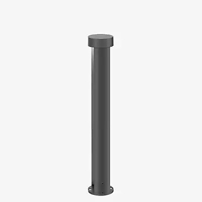 Wever & Ducré Gate 2.0 LED Pollerleuchte für den Garten, anthrazit, Höhe: 65 cm, warmweiß (2.700 K) - Bild 1