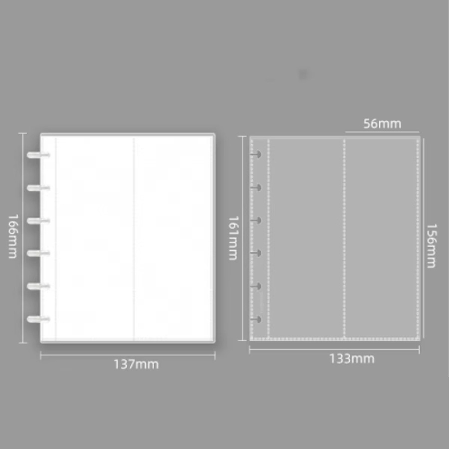 HarPaper Transparentes Fotobox-Album für 2x6 Zoll Fotostreifen mit 20 Seiten und Lesezeichenhalter für Hochzeiten - Bild 3