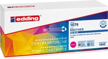edding Tonerpatrone kompatibel mit Brother TN-421M in Magenta - Bild 1