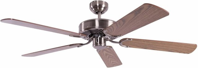 Pepeo Deckenventilator Potkuri Aged Silver Eiche Grau mit Zugkette Durchmesser: 132 cm - Bild 1