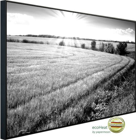 papermoon EcoHeat Infrarotheizung Landschaft Schwarz Weiss mit Matt-Effekt und App-Steuerung - Bild 1