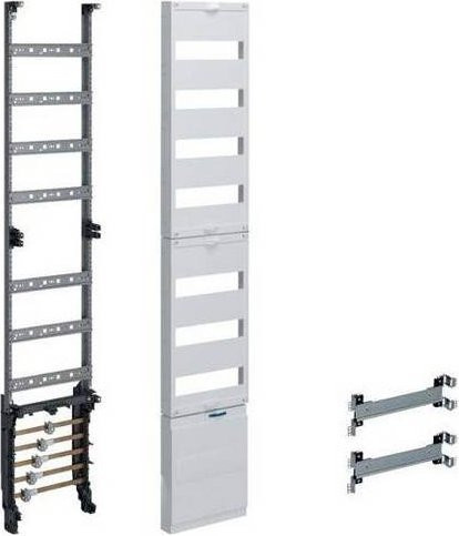 Hager Verteilerfeld univZ ZH53XSRK in Weiß, Höhe: 135 cm, 1 Feld, 7rh mit SaS 12x5mm ohne QC-Klappe - Bild 1