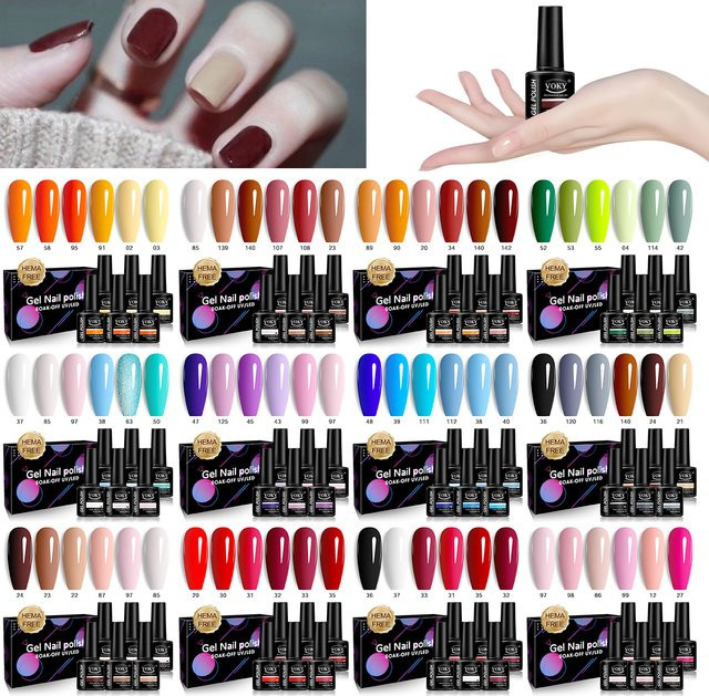 VOKY Nagellackset, 6 Flaschen, Glänzend, Winterfarben - Bild 1