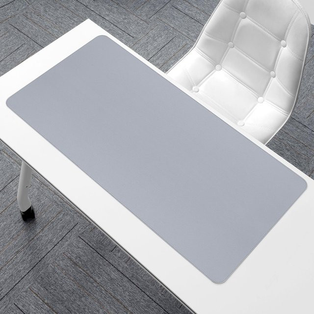 Value Vault Wasserdichte Schreibtischunterlage aus Leder in Grau, B/T: 25 x 21 cm - Bild 1