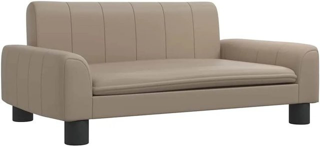 vidaXL Hundebett Sofa aus Kunstleder in Braun, B/T/H: 70 x 45 x 30 cm - Bild 1