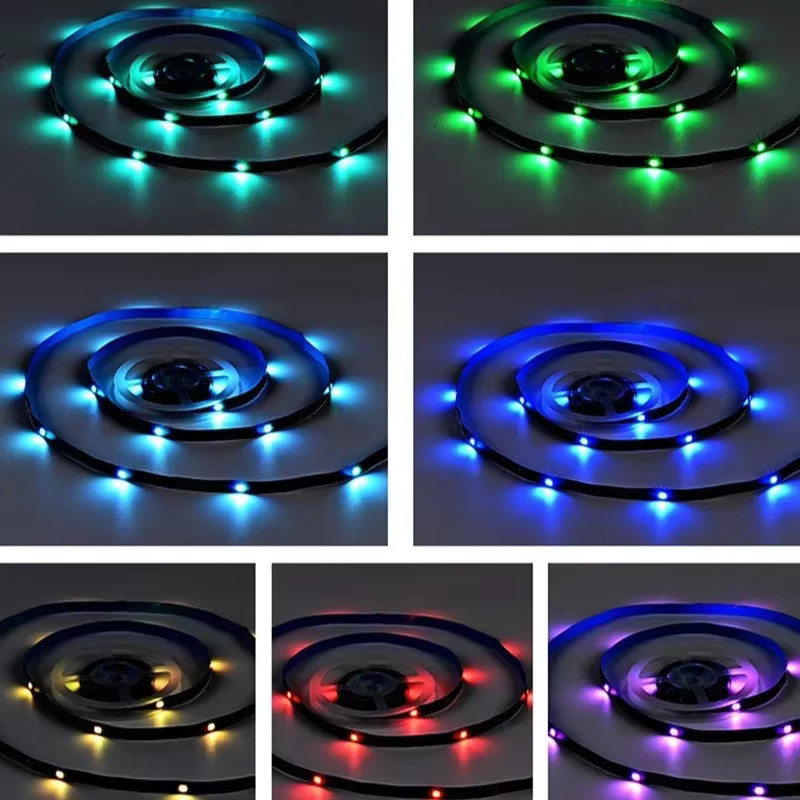 Acosh Neon RGB LED-Streifen SMD 5050 mit USB 5V und Fernbedienung, Multicolour selbstklebendes Licht für TV-Hintergrundbeleuchtung und Schlafzimmerdekoration - Bild 6