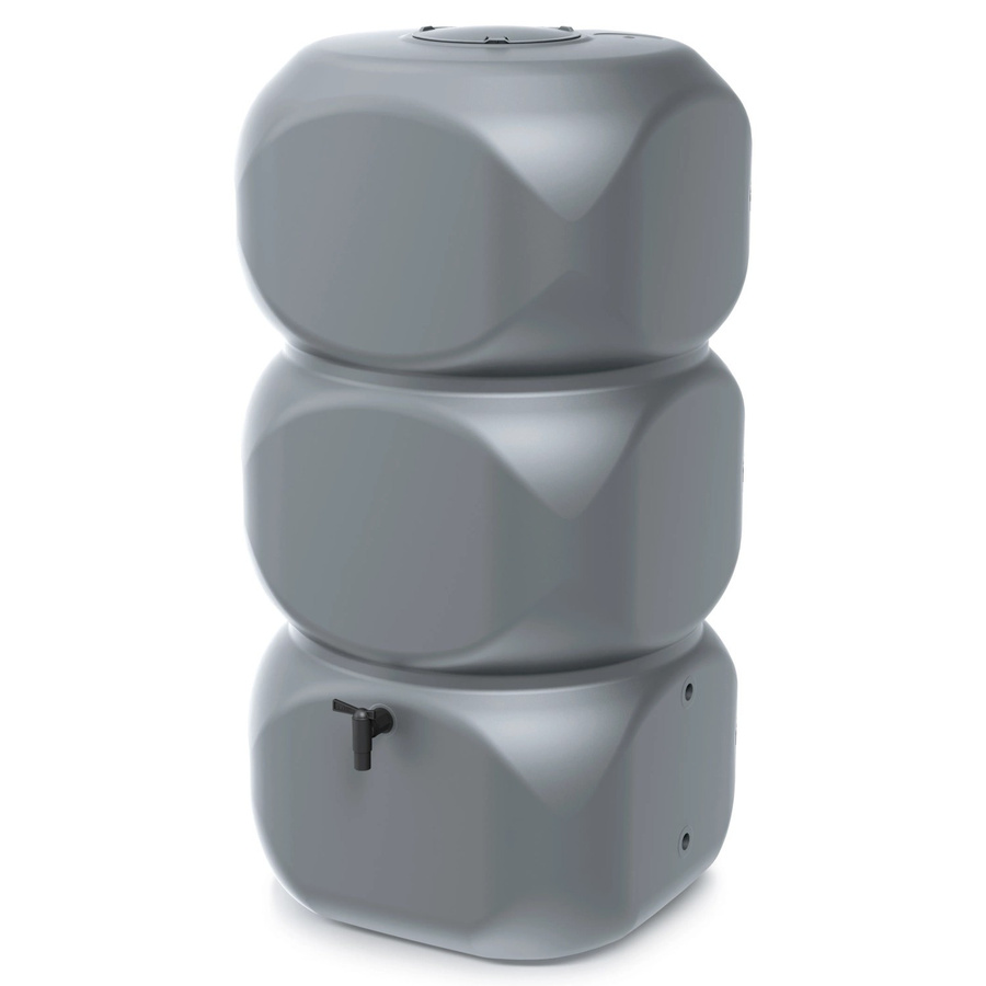 Regenwassertank PROSPERPLAST Waterform, Grau, 320 l, B: 118 cm, H: 58 cm, T: 58 cm - Bild 2