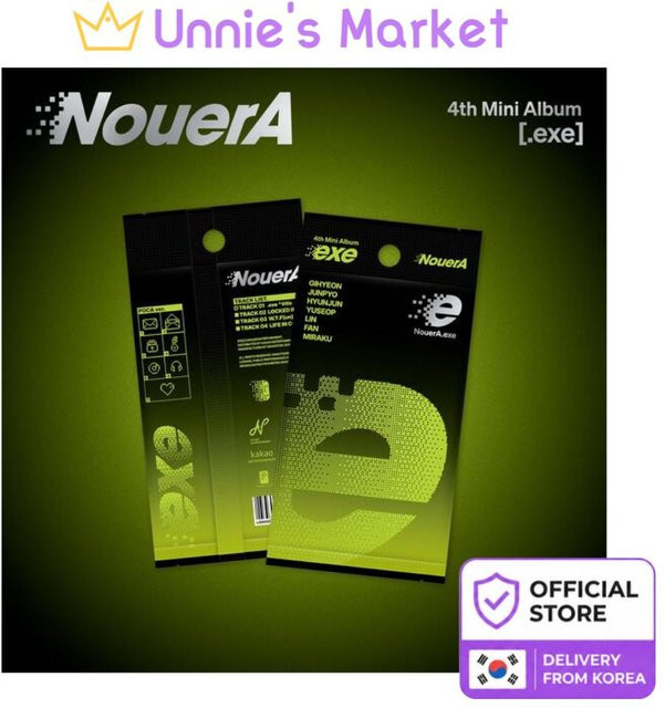 NouerA [.exe].POCA ver. 4. Mini-Album Black mit CD und Gratisgeschenk - Bild 1