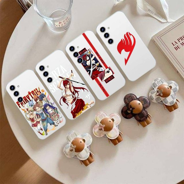 Anime Fairy Tail Handyhülle für Samsung Galaxy S21 S22 S23 S24 S25 Ultra FE Plus 5G A52S Transparent - Bild 1