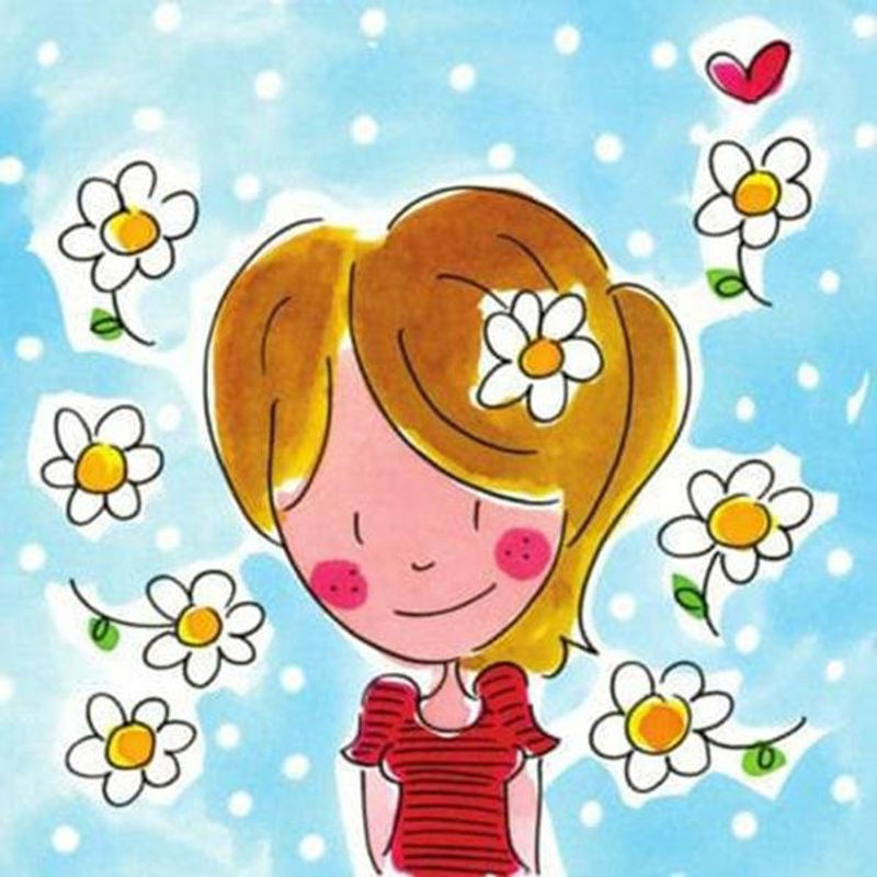 FIYO Diamond Painting Set Cartoon Motiv als DIY Kreuzstich Wandbild in Mehrfarbig, B/H: 30 x 30 cm - Bild 1