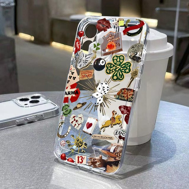 Stoßfeste TPU Handyhülle von Yiran Bag für iPhone 13 14 15 16 Pro Max und weitere Modelle, Farbe: Transparent - Bild 1