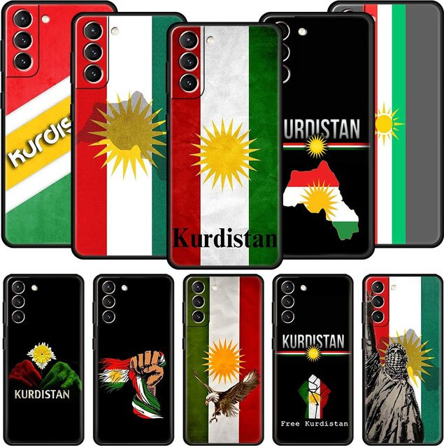 Kurdish Flag Handyhülle aus Soft TPU für Samsung Galaxy S25 Edge S24 S23 S22 S21 FE S20 Ultra S10 Plus 5G - Bild 1
