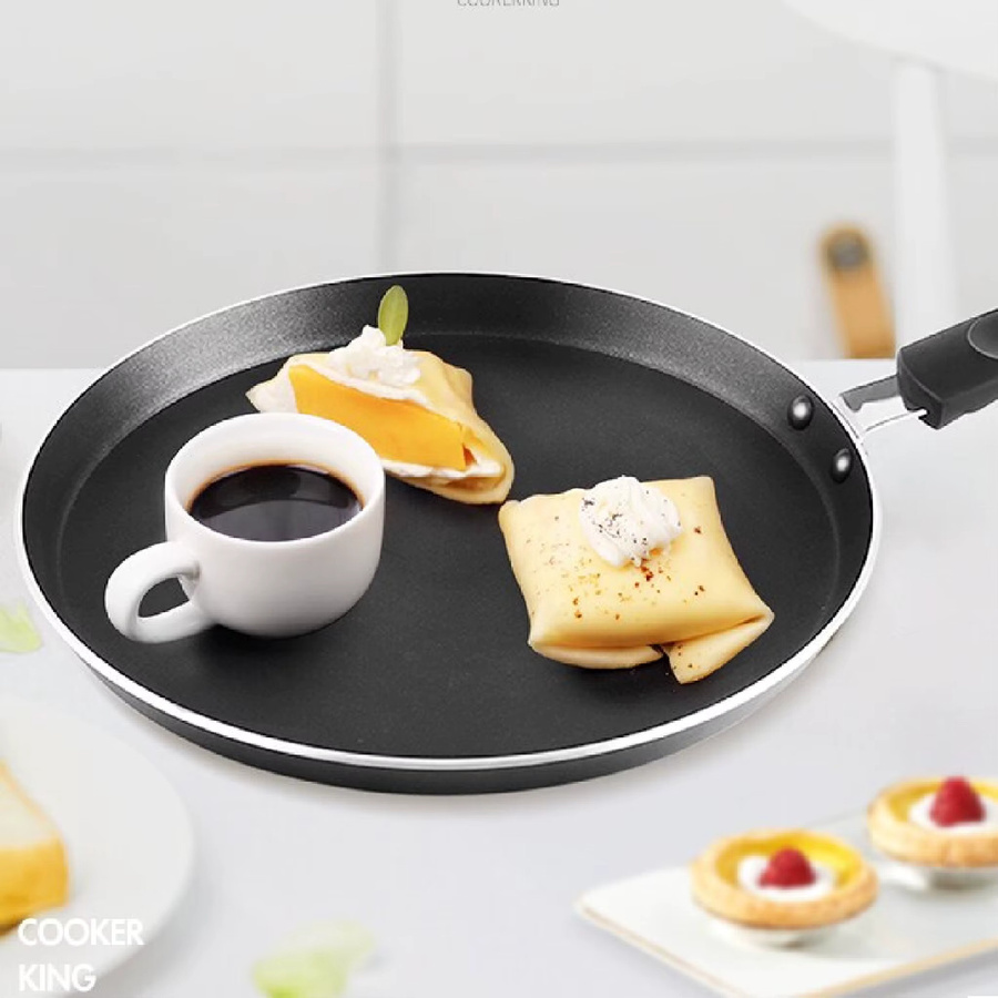 COOKER KING Antihaft-Pfannkuchenpfanne für Crêpes und Eier, Schwarz, Durchmesser: 20,0 cm - Bild 4