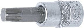 BGS Bit-Einsatz T-Profil T40 mit 6,3 mm Innenvierkant in Silber - Bild 1