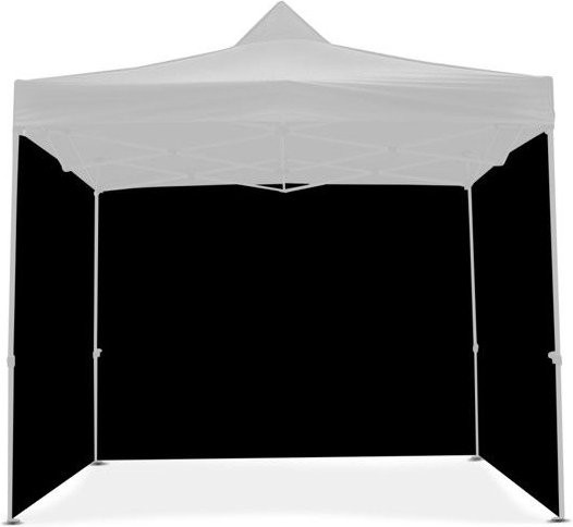 Tourtecs Seitenwände für Faltpavillon 3x3m in Schwarz - Bild 1