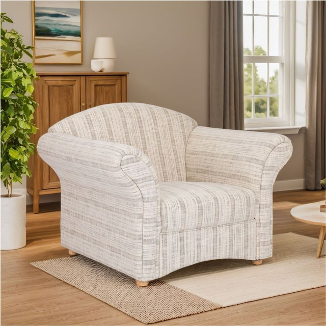 Polstersessel Loretta von Prestige Home in Grau, B/T/H: 110 x 84 x 84 cm - Bild 1