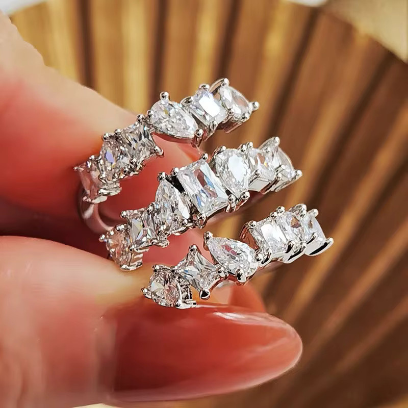 Huitan Ring, Silber, Zirkonia, Damen - Bild 2