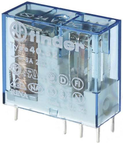 Finder Printrelais 40.52.9.012.0000 12 V/DC 8A 2 Wechsler Tray transparent - Bild 1