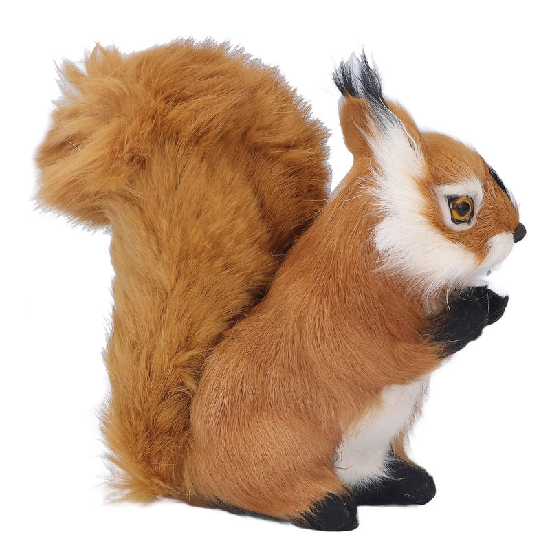 TOMTOP JMS Lebensechtes Eichhörnchen als Gartenornament in Braun - Bild 3