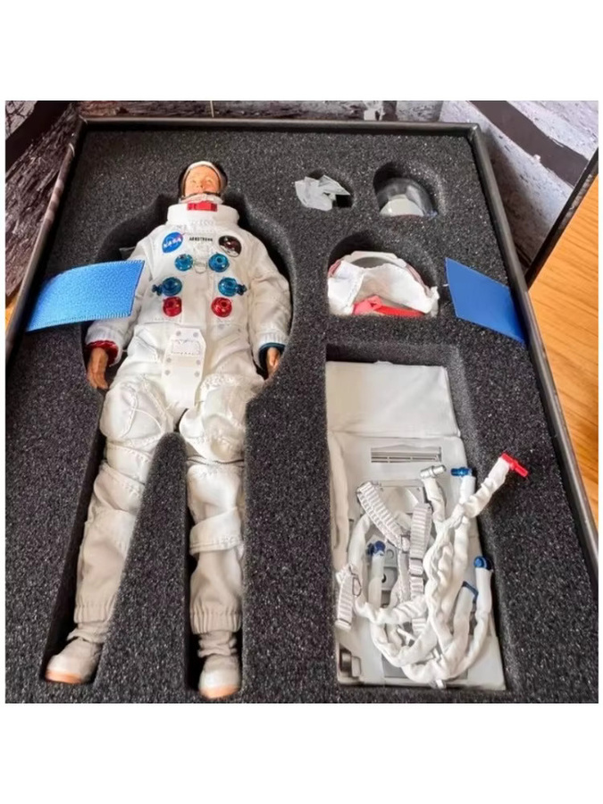 DID Amerikanischer Mondlandungs-Astronaut, Actionfigur, 1/12 Maßstab, Weltraum - Bild 5