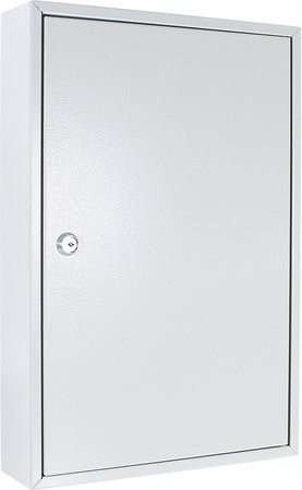 Rottner Schlüsselschrank S mit Zylinderschloss, lichtgrau, Stahl, B: 30 cm, H: 45 cm - Bild 1
