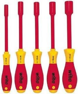 Wiha Steckschlüssel-Schraubendreher-Set SoftFinish electric, 5-teilig, rot/gelb - Bild 2