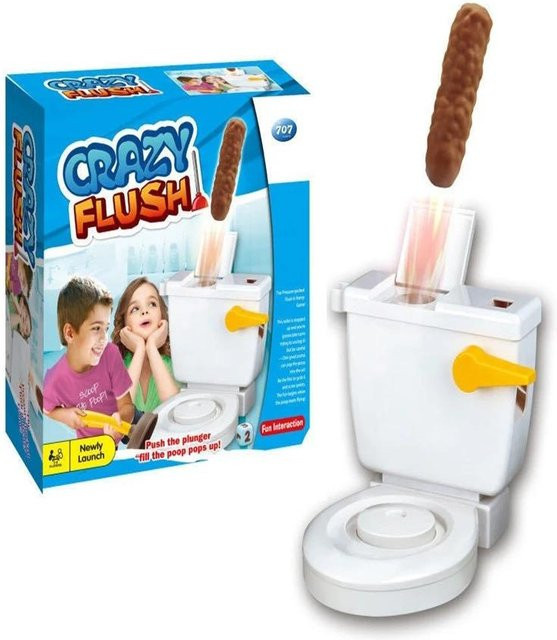 Desktop Crazy Flush Brettspiel, Partyspiel, ab 5 Jahren - Bild 1