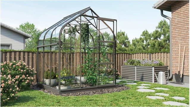 Vitavia Comfort Edition Orion 3800 mit 3mm ESG Glas und Schattiergewebe, schwarz - Bild 1