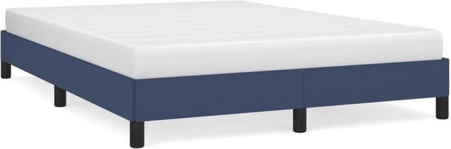 vidaXL Polsterbett aus Stoff in Blau B/T/H: 140 x 190 x 25 cm - Bild 1