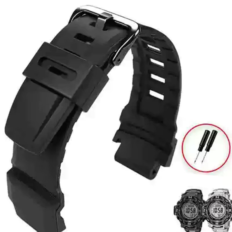 Casio Uhrenarmband Kunststoff, Schwarz, 18 mm, Unisex - Bild 6