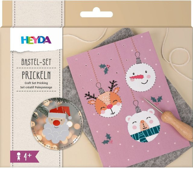 Heyda Bastelset Prickeln Weihnachten, ab 4 Jahren - Bild 1