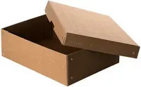 Falken PureBox Nature Archivbox für A4, braun, B: 24 cm, H: 10 cm, T: 32 cm - Bild 1