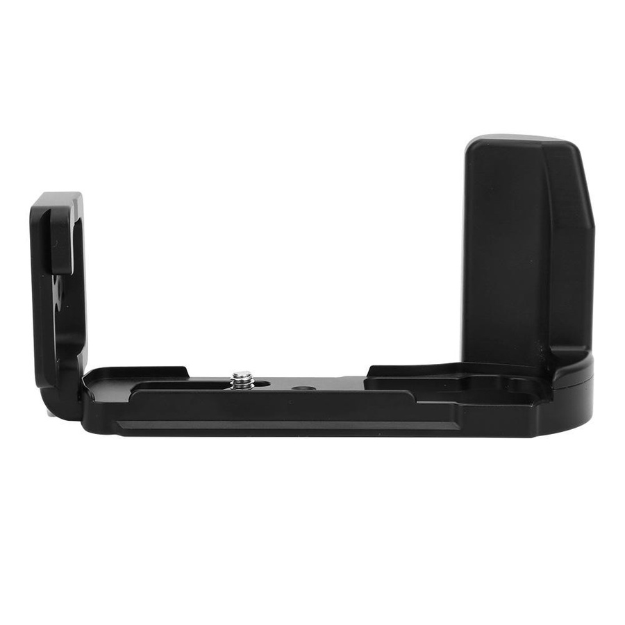 Schnellwechselplatte aus Aluminiumlegierung mit L-Handgriffhalterung für Olympus EM5 Micro Four Thirds Kameras in Schwarz - Bild 3