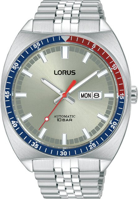 Lorus Automatik Armbanduhr, Edelstahl, Silber, 43 mm, Herren - Bild 1