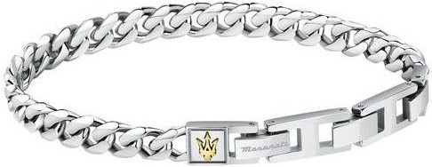 Maserati Jewels Armband Edelstahl, Silber, Herren - Bild 1
