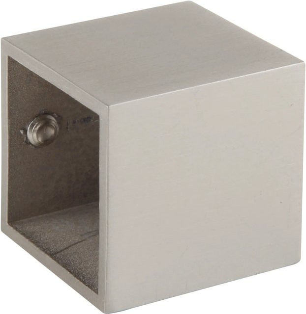 mydeco Wandhalterung für Gardinenstangen in Edelstahl-Optik, Silber, Durchmesser: 1,8 cm - Bild 1
