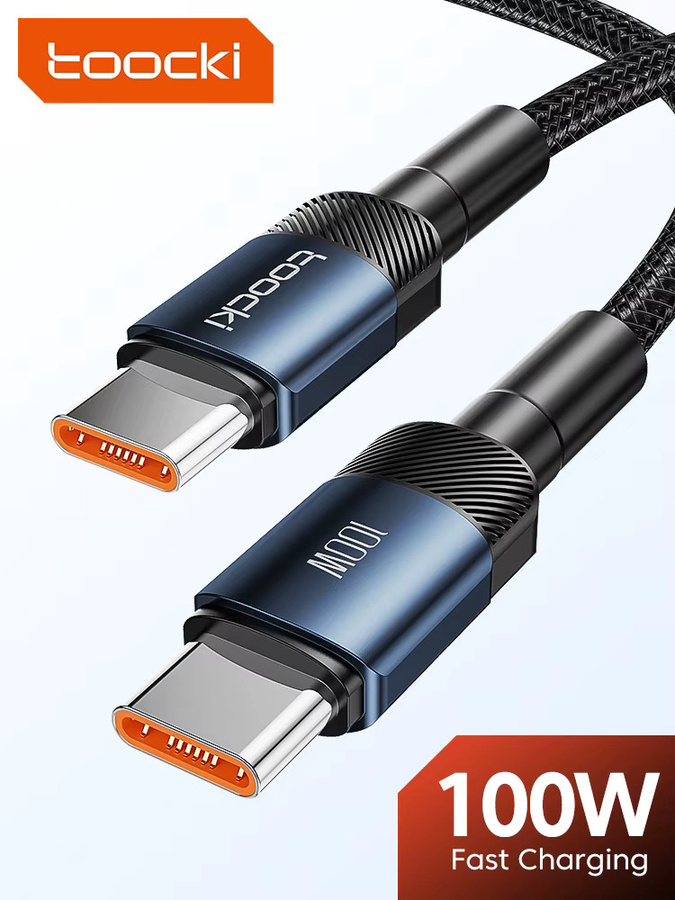 Toocki USB-C auf Typ-C Schnellladekabel 100W in Grün für iPhone, Samsung und Xiaomi - Bild 6