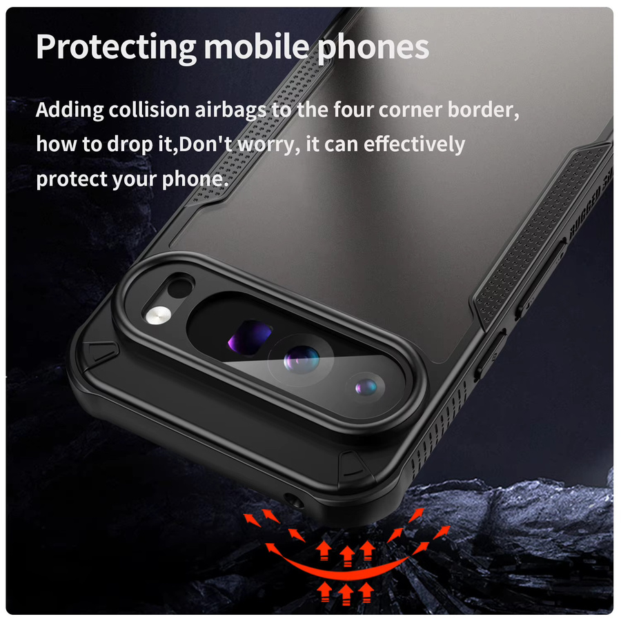 Panbon Matte Armor Hard Cover Case für Google Pixel 9 Pro XL, Pixel 8 Pro, 8, 8a und 9A in Grün - Bild 5