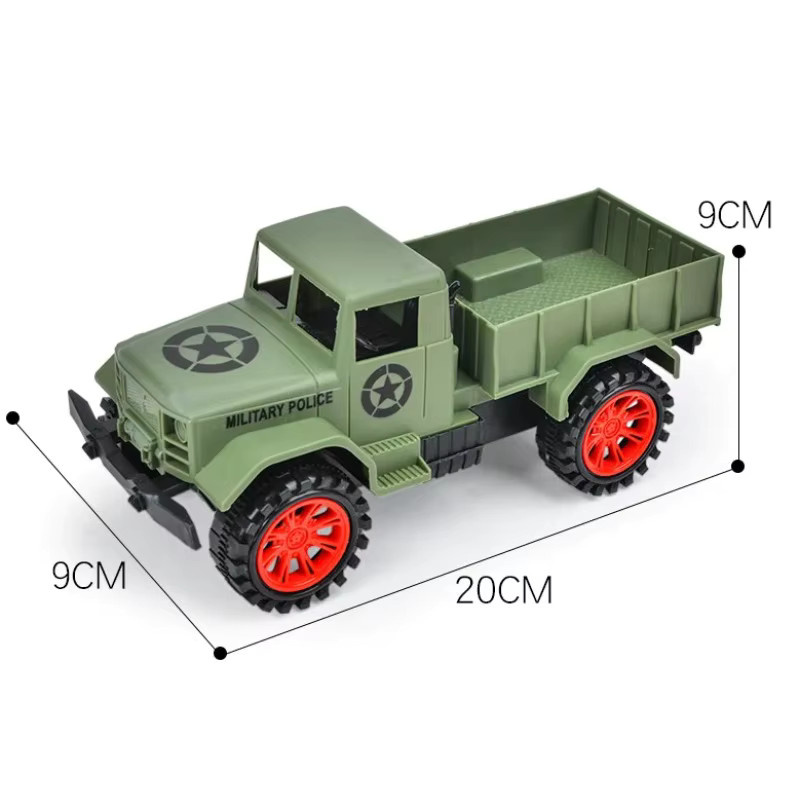 Mitty Militär Lkw Pickup, Spielzeug Auto Modell, Grün - Bild 5
