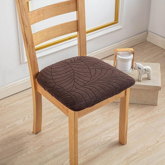 Wasserdichter Stuhlsitzbezug aus Jacquard von Bestbags in Braun ohne Rückenlehne - Bild 1