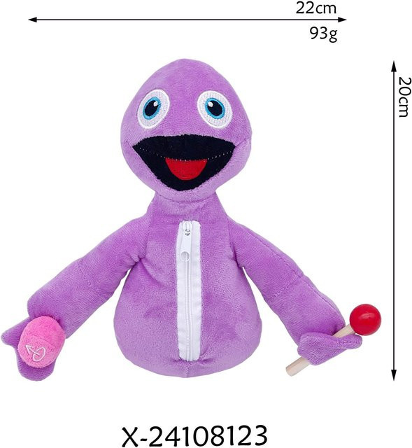 Yiran bag Yeeps Versteckspiel Plüschpuppen Rosa Blau Lila 25cm - Bild 1