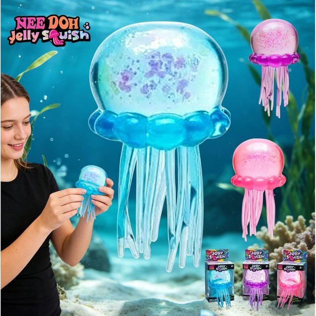 Schylling Nee Doh Jelly Hops Oktopus, Fidget-Spielzeug, ab 3 Jahre - Bild 1