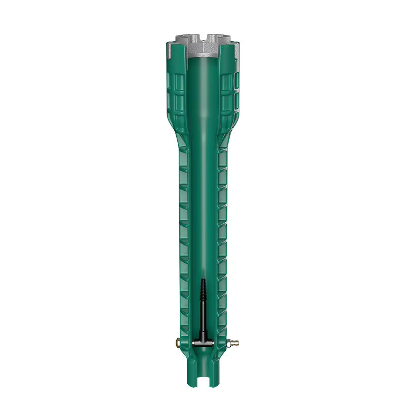 BAOLIAN 5 in 1 und 8 in 1 Waschbecken-Wasserhahn-Schraubenschlüssel Reparaturwerkzeug in Grün für Küche und Badezimmer - Bild 5