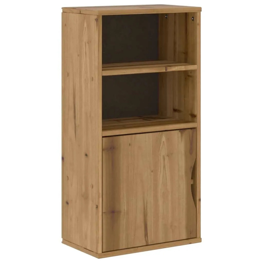 vidaXL Beistellschrank ODDA aus Massivholz Kiefer in Braun B/T/H: 40 x 24 x 79 cm - Bild 2