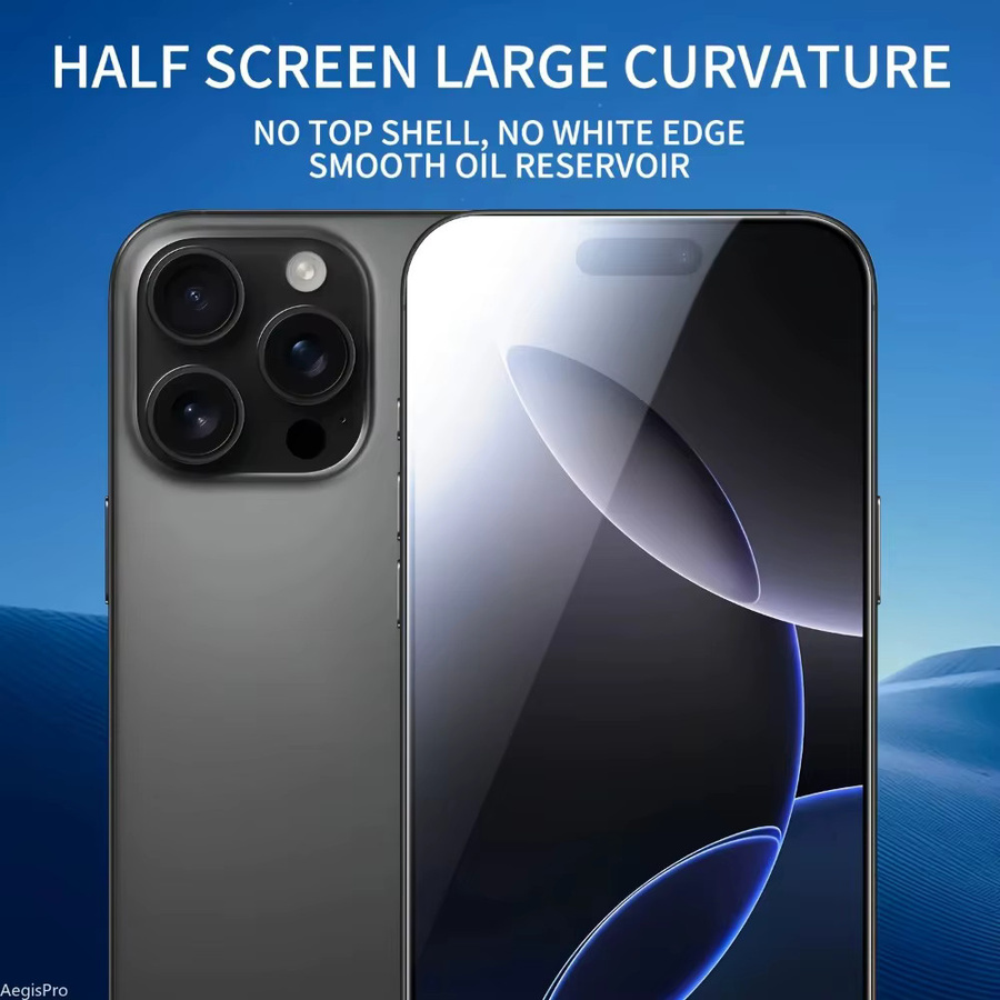 5-in-1 High Definition Hartglasfolie für iPhone 17 Pro Max 16 Pro 15 14 13 12 11 mit Kameraobjektivschutz 9H Härte, transparent - Bild 1