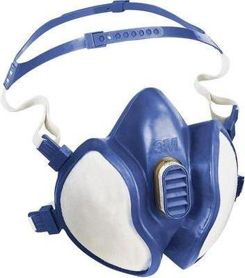 3M Halbmaske Serie 4000 mit integrierten Filtern 4277 in Blau, Schutzstufe FFABE1P3RD nach EN 405 - Bild 2