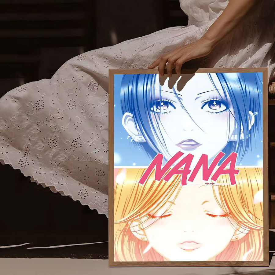 Potdemiel Anime N-NANA Shoujo Manga Poster als Kawaii Whitepaper Aufkleber in Weiß für deine Zimmerdekoration - Bild 5