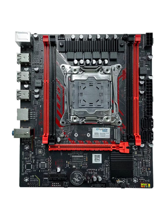ENVINDA X99 Gaming Motherboard in Schwarz mit M.2 NVME und Dual Channel DDR3 Unterstützung für Xeon E5 LGA 2011-3 Prozessoren - Bild 5