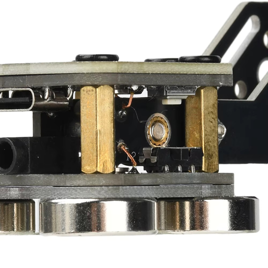 Aideepen Automatischer Morsecode-Trainer mit Nd-Magnetbasen und Doppelpaddel in Schwarz - Bild 2