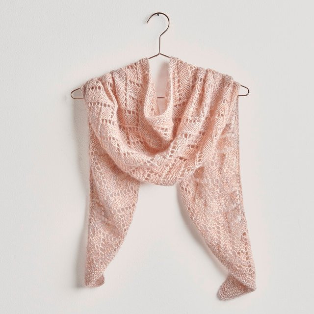 Strickset Dreieckstuch Modell 28 aus Lovewool No. 20 - Bild 1